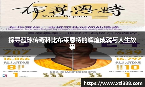 探寻篮球传奇科比布莱恩特的辉煌成就与人生故事