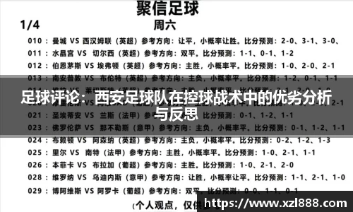 足球评论：西安足球队在控球战术中的优劣分析与反思