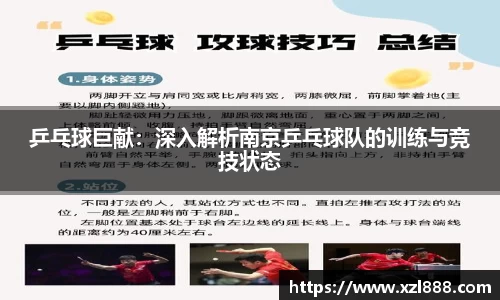 乒乓球巨献：深入解析南京乒乓球队的训练与竞技状态