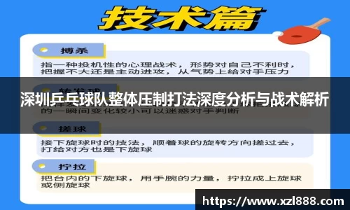 深圳乒乓球队整体压制打法深度分析与战术解析